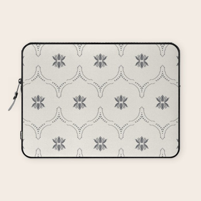 WILDFLOWER JASMIN GREY Laptop Sleeve Gallery Image 1
