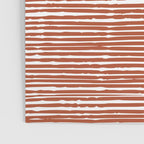 Rustic, Abstract Stripes Pattern in Terracotta Poster Gallery Image 3