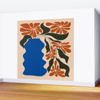 Tropical flower pot Wall Mural Gallery Image 2