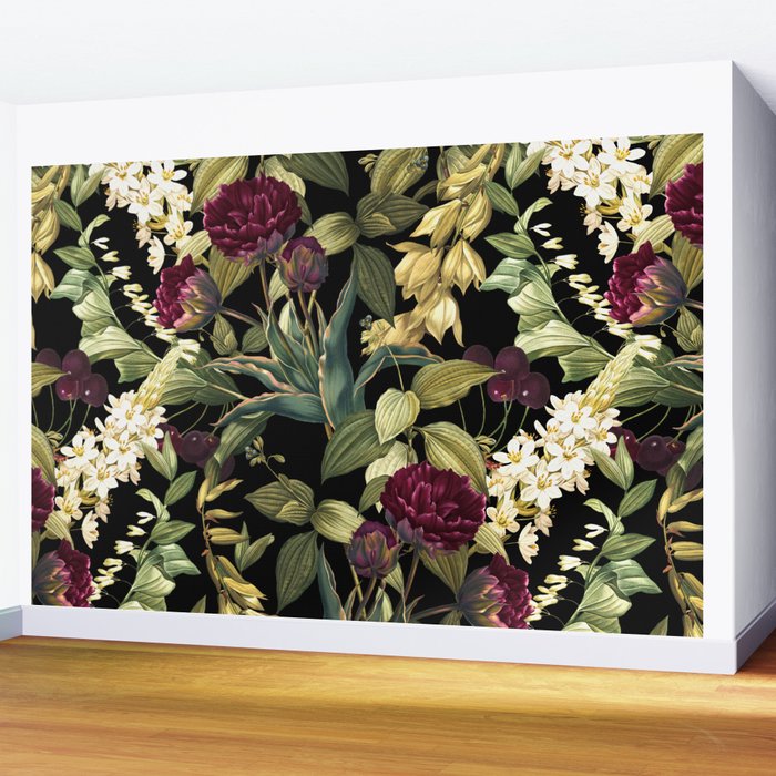 Dark Garden VIII Wall Mural Gallery Image 2