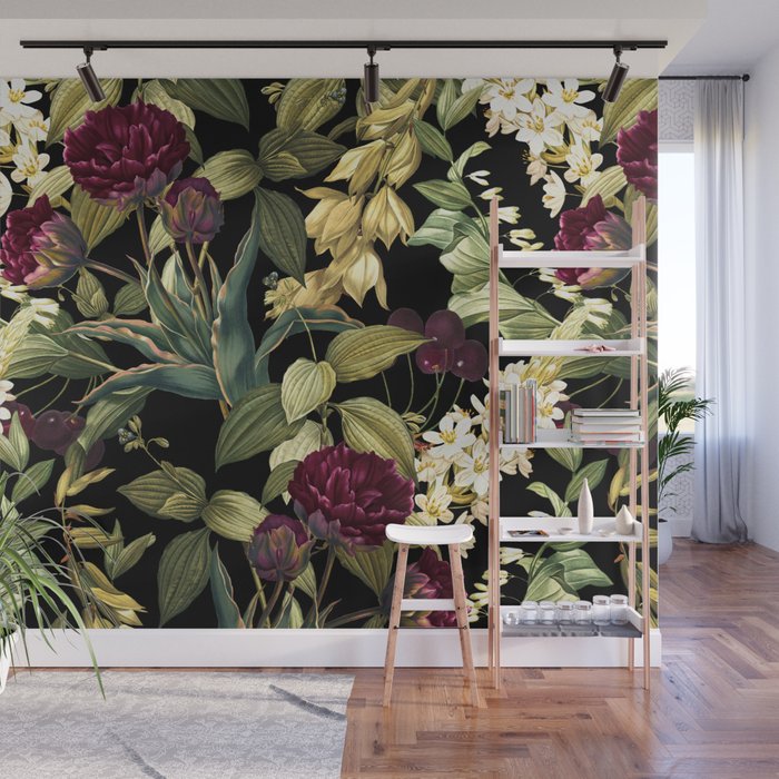 Dark Garden VIII Wall Mural Gallery Image 1