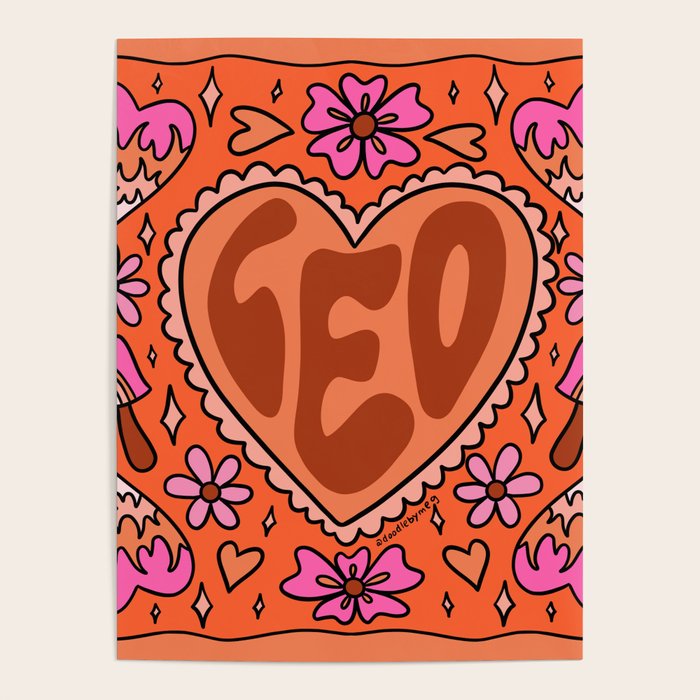 Leo Heart Poster Gallery Image 1