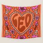 Leo Heart Wall Tapestry Gallery Image 4