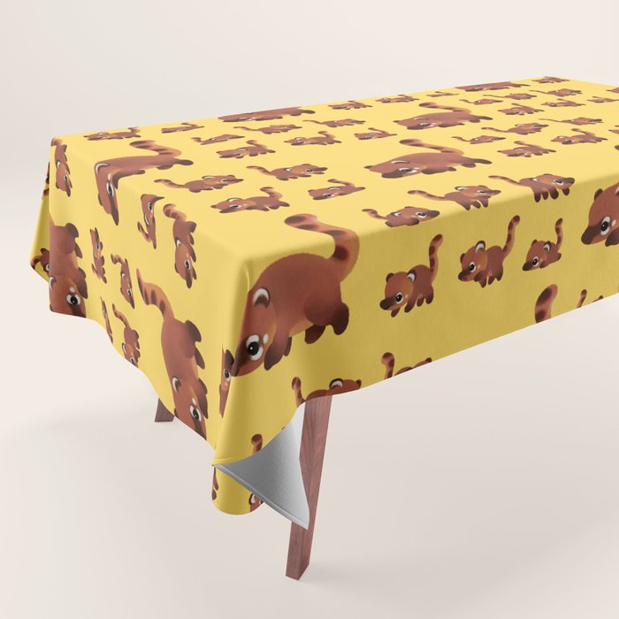 Coati family Tablecloth Gallery Image 1