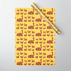 Coati family Wrapping Paper Gallery Image 1