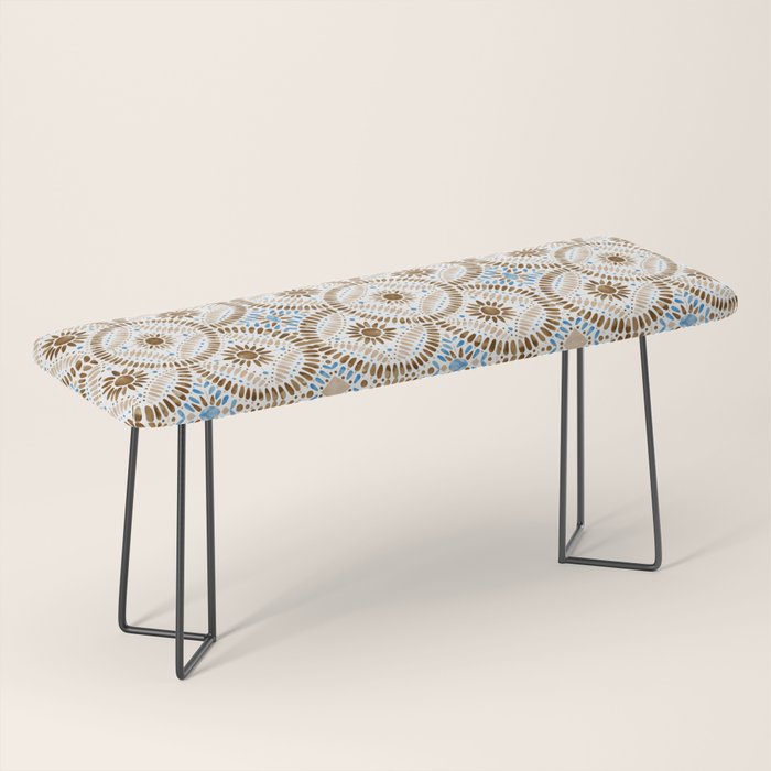 Rustic Tile Mandala A Bench Gallery Image 1