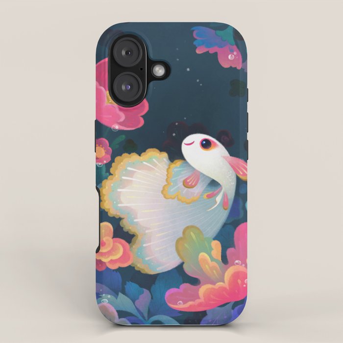 Flower guppy iPhone Case Gallery Image 1