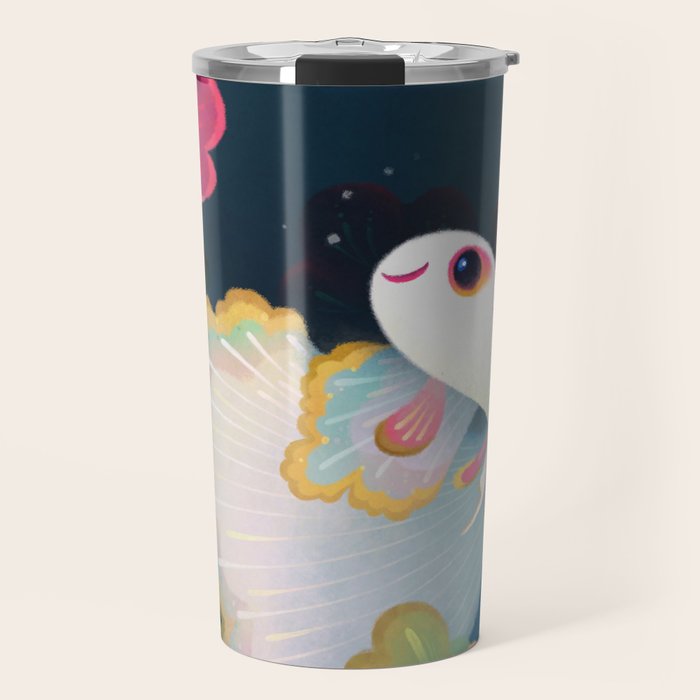 Flower guppy Travel Mug Gallery Image 1