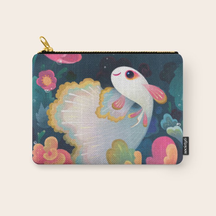 Flower guppy Carry All Pouch Gallery Image 1