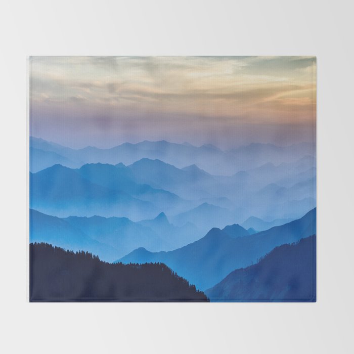 Mountains 11 Throw Blanket Gallery Image 2
