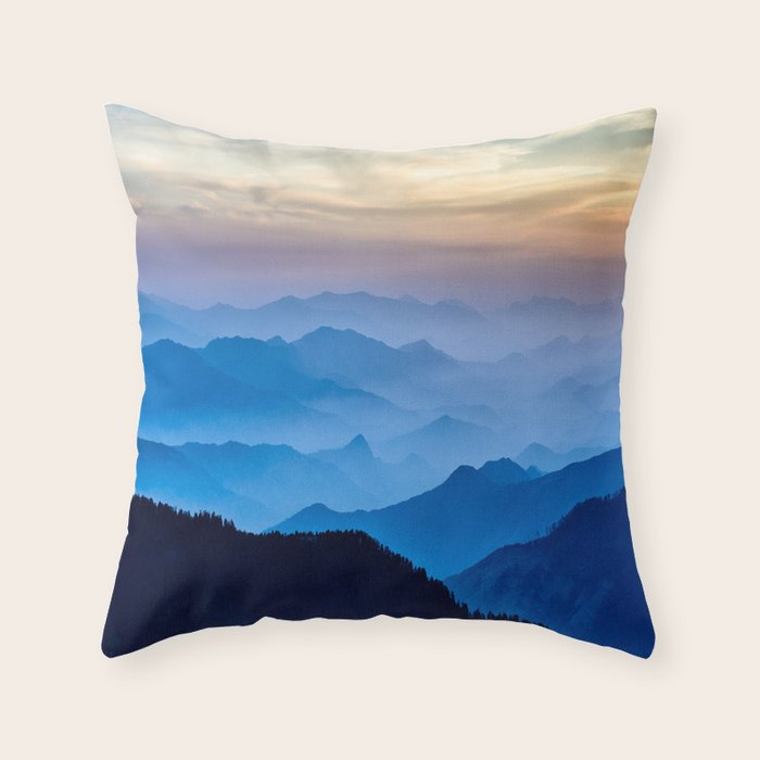 Mountains 11 Throw Pillow Gallery Image 1