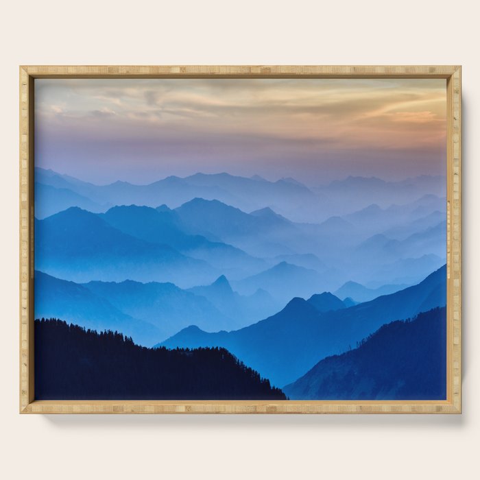 Mountains 11 Serving Tray Gallery Image 1