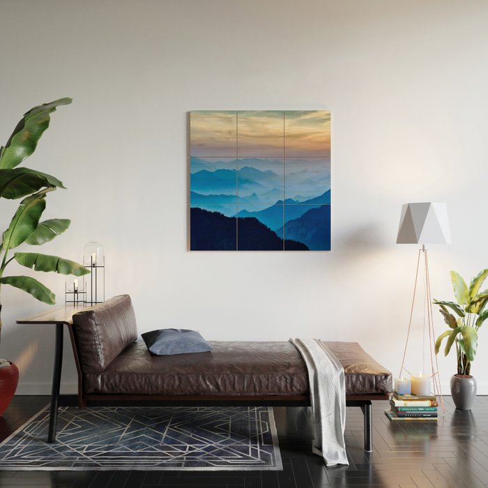 Mountains 11 Wood Wall Art Gallery Image 2