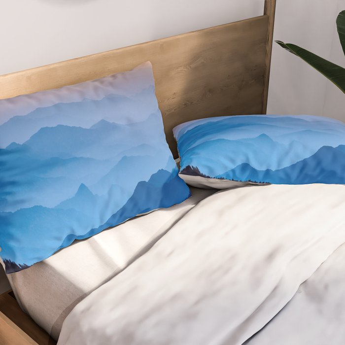 Mountains 11 Pillow Sham Gallery Image 2