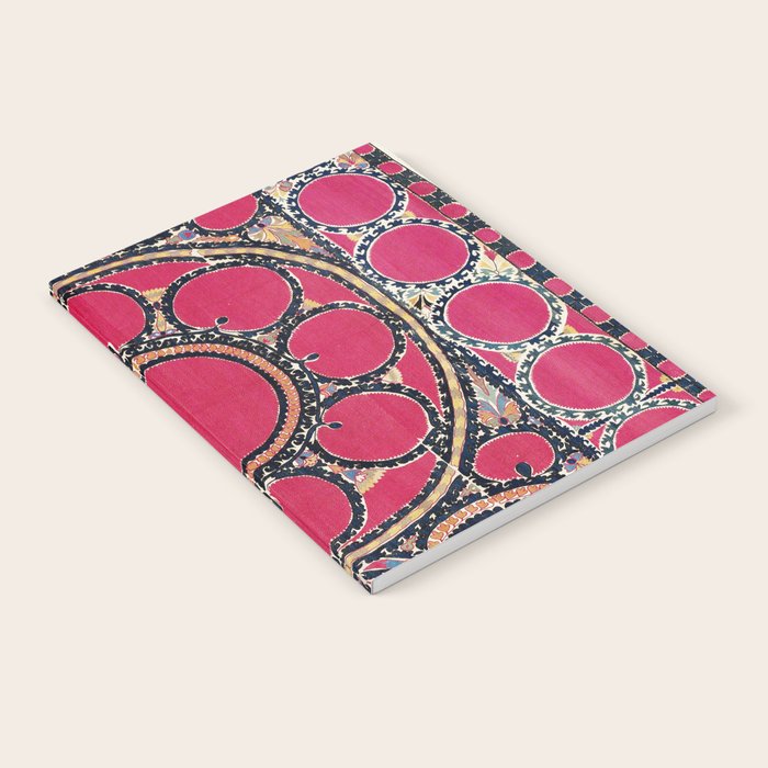 Tashkent Suzani Uzbekistan  Antique Carpet Notebook Gallery Image 2