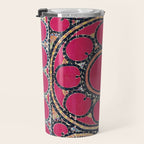 Tashkent Suzani Uzbekistan  Antique Carpet Travel Mug Gallery Image 3