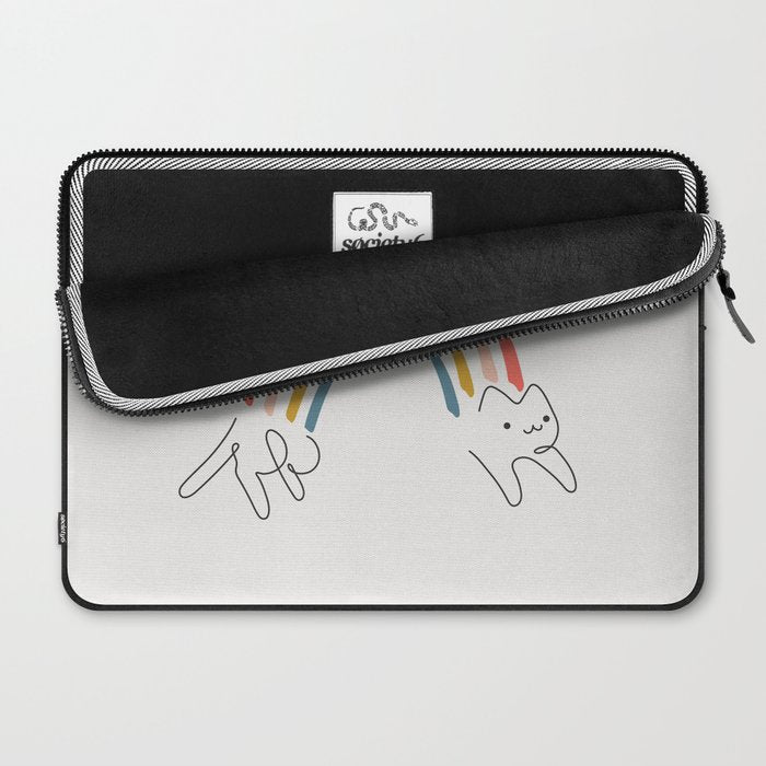 Rainbow Cat 1 Laptop Sleeve Gallery Image 2