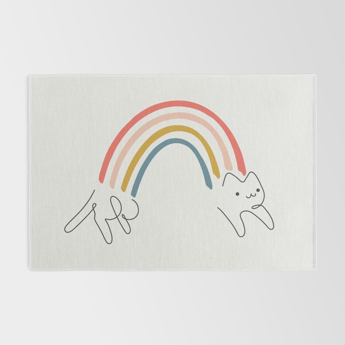 Rainbow Cat 1 Rug Gallery Image 2