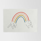 Rainbow Cat 1 Rug Gallery Image 2