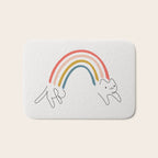 Rainbow Cat 1 Bath Mat Gallery Image 1