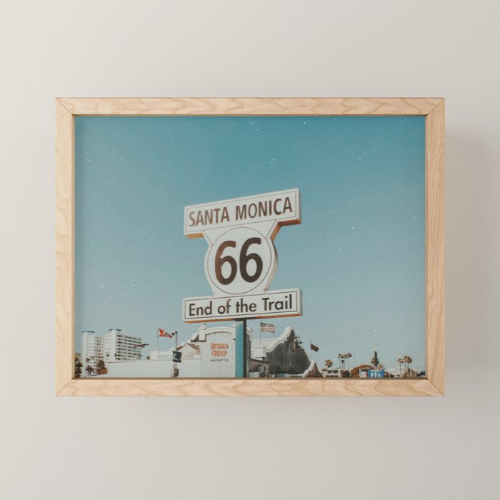 santa monica ii - california Mini Art Print Gallery Image 1