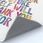 Do Something Today That Your Future Self Will Thank You For in Rainbow Watercolors Rug Gallery Image 4