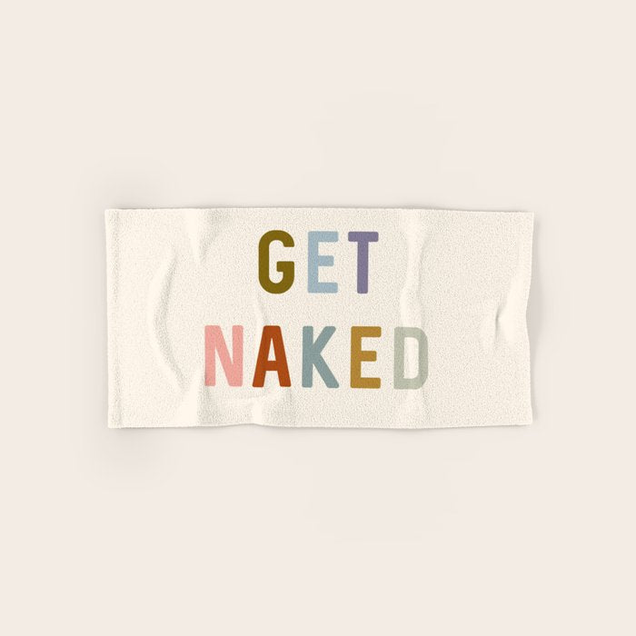 Get Naked, Modern Bathroom Decor Bath Towel Gallery Image 1