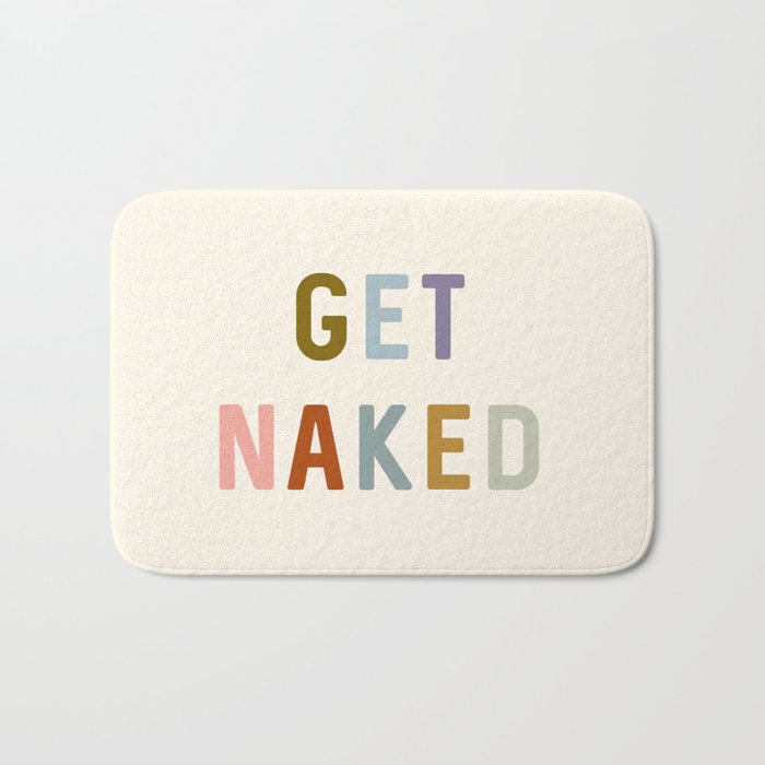 Get Naked, Modern Bathroom Decor Bath Mat Gallery Image 1