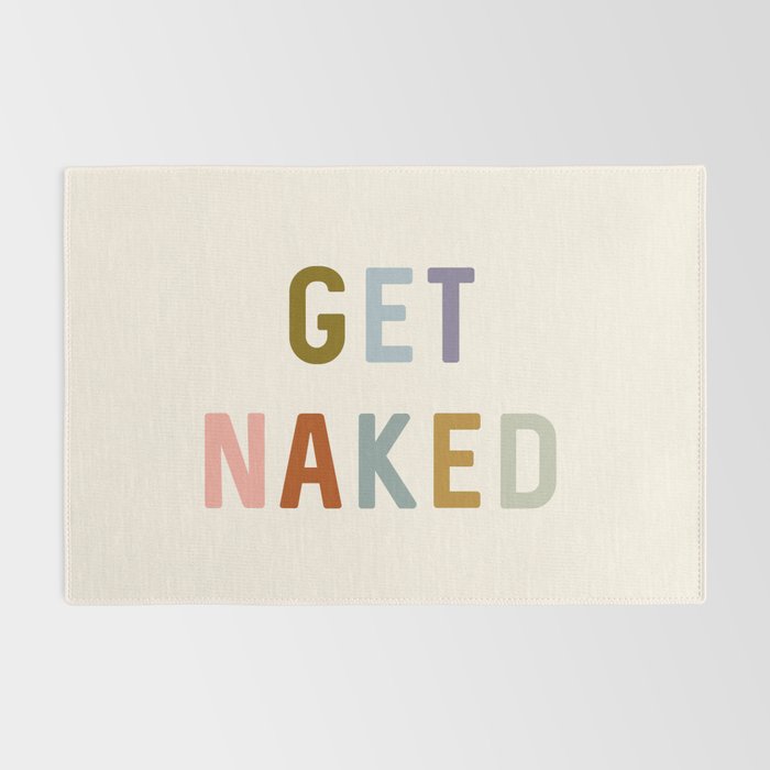 Get Naked, Modern Bathroom Decor Rug Gallery Image 2
