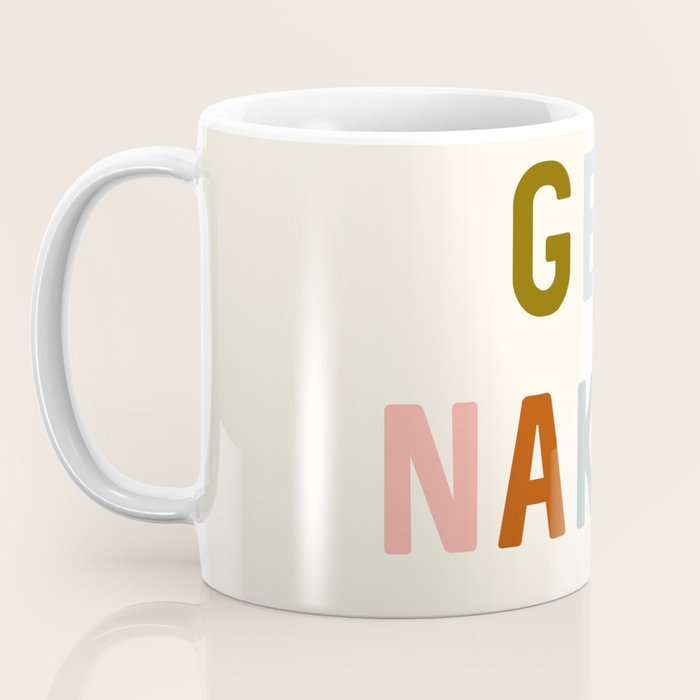 Get Naked, Modern Bathroom Decor Coffee Mug Gallery Image 3