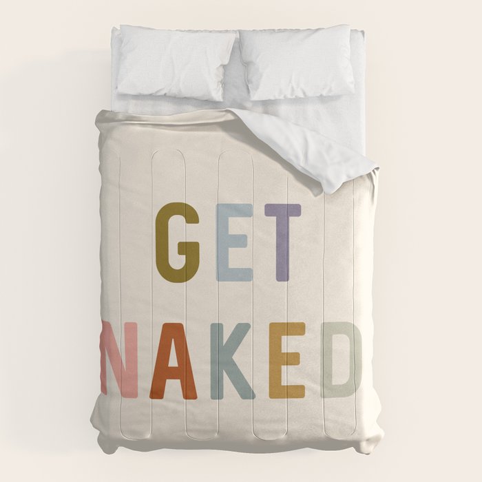 Get Naked, Modern Bathroom Decor Comforter Gallery Image 6