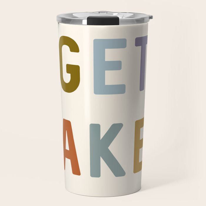 Get Naked, Modern Bathroom Decor Travel Mug Gallery Image 1