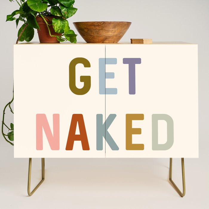 Get Naked, Modern Bathroom Decor Credenza Gallery Image 1