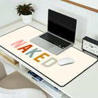 Get Naked, Modern Bathroom Decor Desk Mat Gallery Image 2