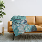 Seafoam Throw Blanket Gallery Image 1