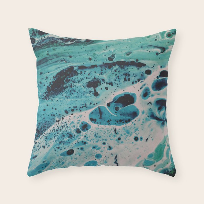 Seafoam Throw Pillow Gallery Image 1