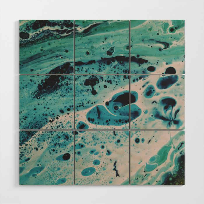 Seafoam Wood Wall Art Gallery Image 1