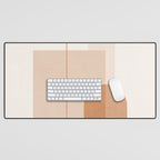 Minimal Geometric Shapes 9 Desk Mat Gallery Image 1