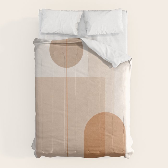 Minimal Geometric Shapes 9 Comforter Gallery Image 6