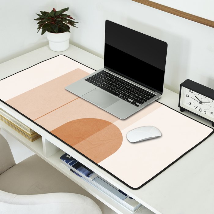 Minimal Geometric Shapes 9 Desk Mat Gallery Image 2
