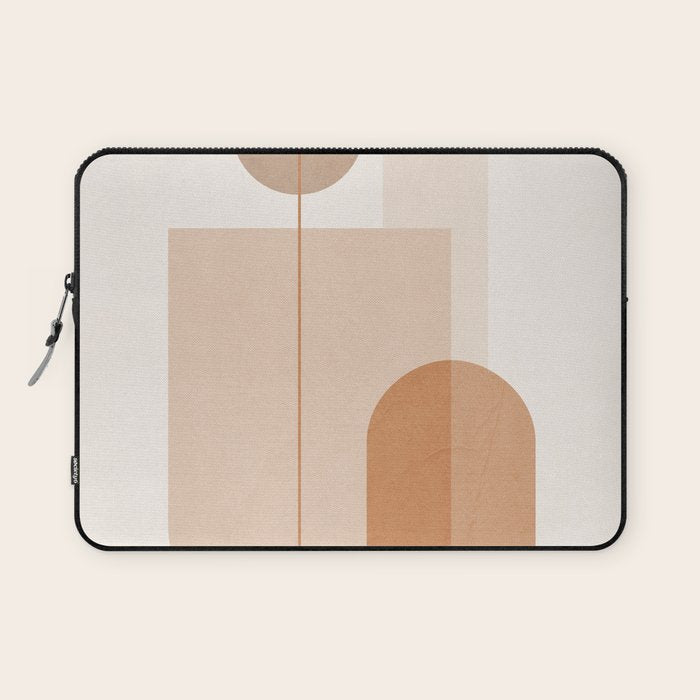Minimal Geometric Shapes 9 Laptop Sleeve Gallery Image 1