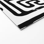 Hand drawn paint brush line pattern Welcome Mat Gallery Image 2