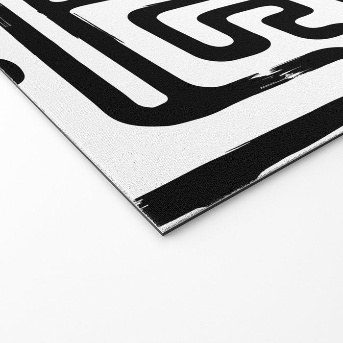 Hand drawn paint brush line pattern Welcome Mat Gallery Image 2