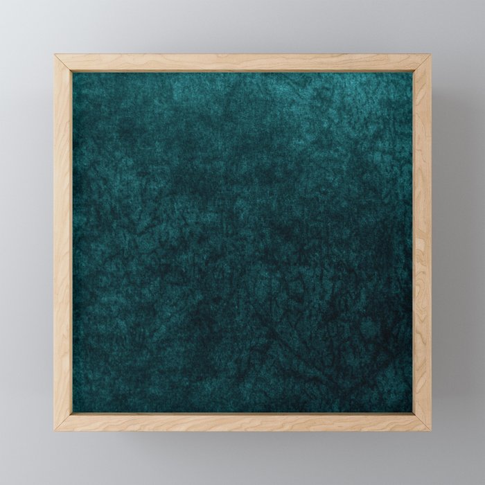Teal Velvet Mini Art Print Gallery Image 1