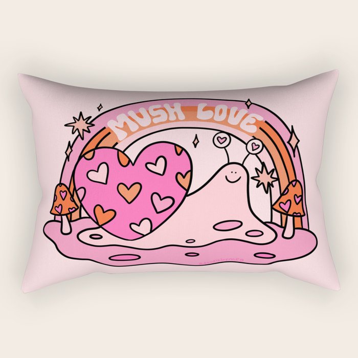Mush Love Rectangular Pillow Gallery Image 1