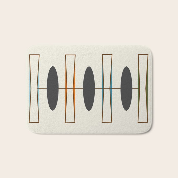 Mid-Century Modern 1.1 Bath Mat Gallery Image 1