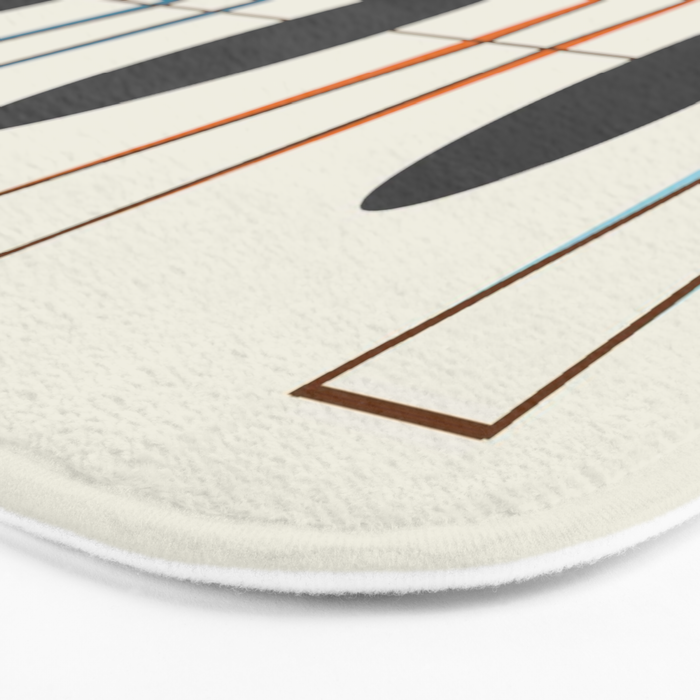 Mid-Century Modern 1.1 Bath Mat Gallery Image 3