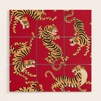 Year of the Tiger Wood Wall Art Gallery Image 1