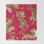 Year of the Tiger Throw Blanket Gallery Image 2