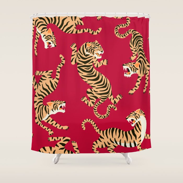 Year of the Tiger Shower Curtain Gallery Image 1